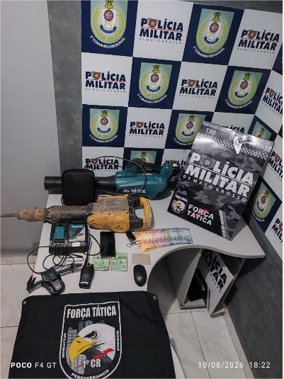 Força Tática prende suspeito de integrar quadrilha especializada em roubos de fios de cobre em Cuiabá