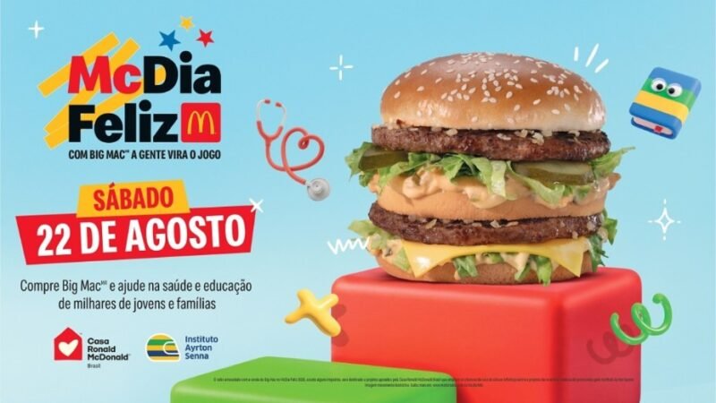 McDia Feliz 2026 acontece neste sábado, 22 agosto