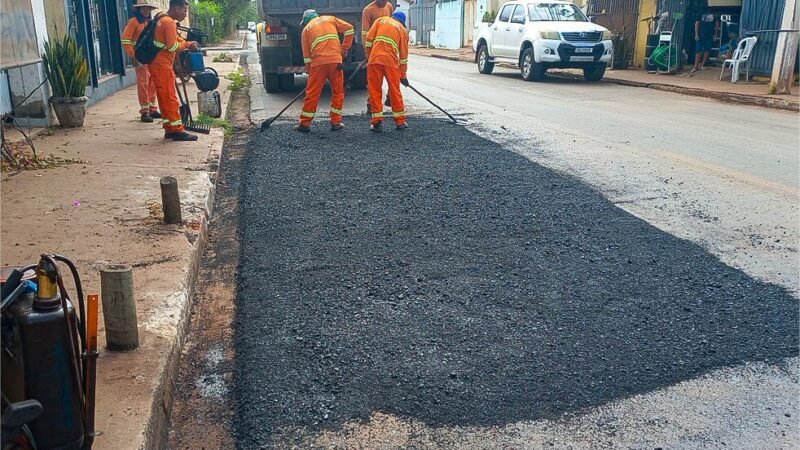 Várzea Grande reforça manutenção viária na Avenida Brasil e Jardim Maringá I e II nesta quarta-feira (26)