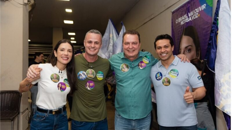 Em ato com Max e Janaina, Fred Murta reforça segurança como bandeira para Brasília