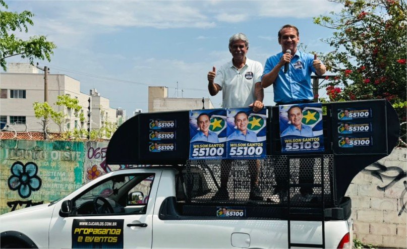 Wilson Santos percorre Cuiabá de ponta a ponta na campanha pela reeleição