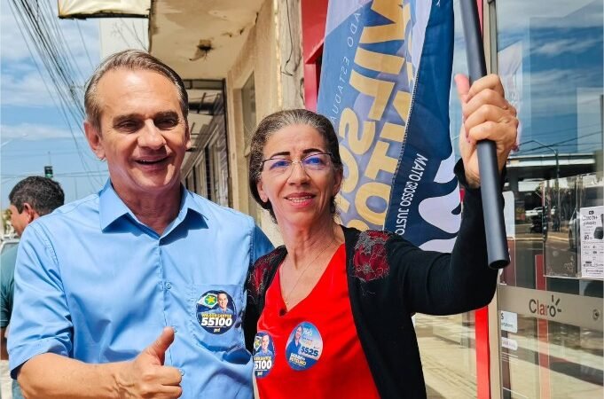 Wilson Santos é recebido com forte apoio popular em Tangará da Serra
