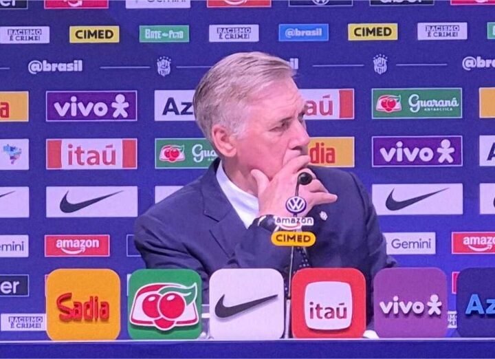 Com muitos novatos, Carlo Ancelotti convoca Seleção para amistosos