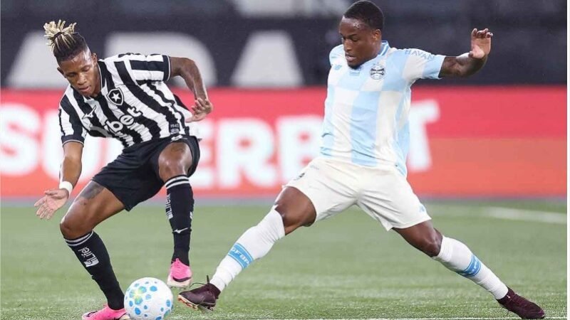 Botafogo vence o Grêmio, complica o Tricolor e se distancia do purgatório