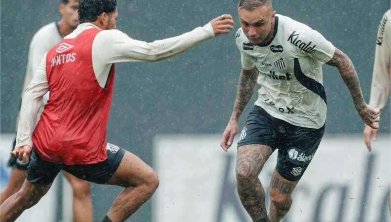 Everton Cebolinha faz primeiro treino e mira estreia pelo Santos