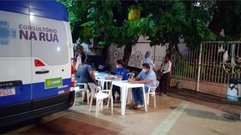 Consultório na Rua ultrapassa 4,7 mil atendimentos a pessoas em situação de rua em Cuiabá