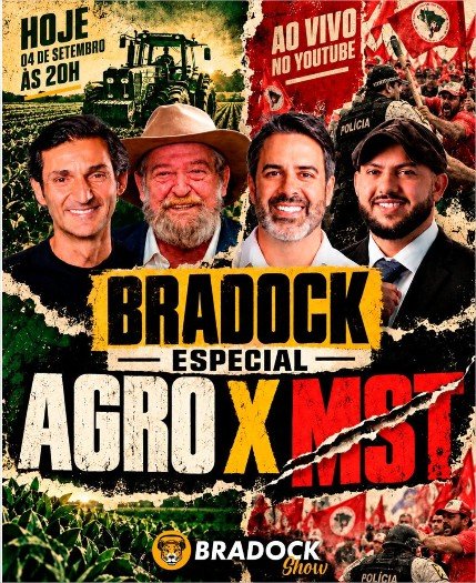 Barbudo debate agro X em podcast do universo Pânico/Jovem Pan nesta sexta-feira