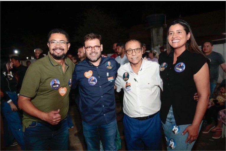 Força na Baixada: Júlio Campos é abraçado por multidão e autoridades em Poconé