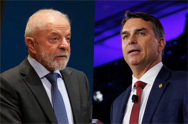 Lula marca 47,7% contra 47,4% de Flávio no 2º turno, segundo Atlas