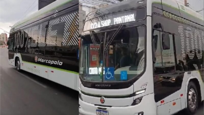 Ager autoriza teste de ônibus elétrico durante 60 dias entre Cuiabá e VG