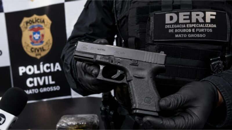 Funcionário é desmascarado pela Derf após esconder pistola Glock em peças em Confresa (MT)