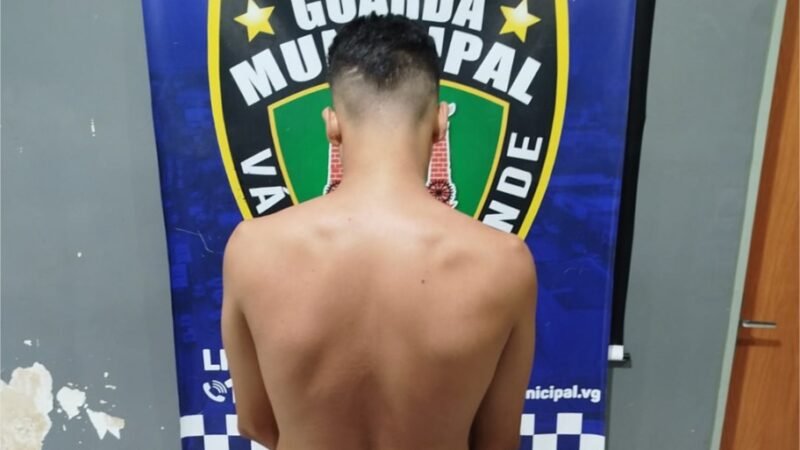 Guarda Municipal detém jovem suspeito de agredir ex-madrasta em Várzea Grande
