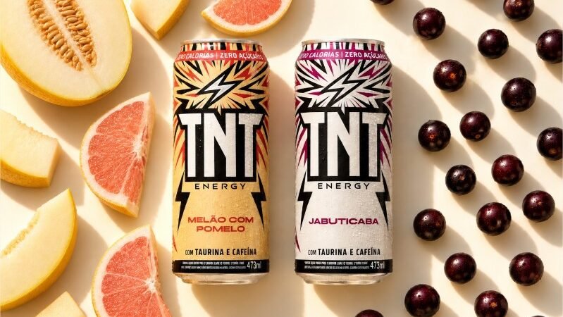TNT Energy aposta em sabores inéditos e lança energéticos zero açúcares e zero calorias de Jabuticaba e Melão com Pomelo