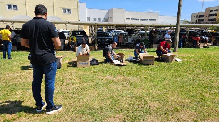 Técnicos que transmitirão dados de urnas em locais de difícil acesso passam por treinamento
