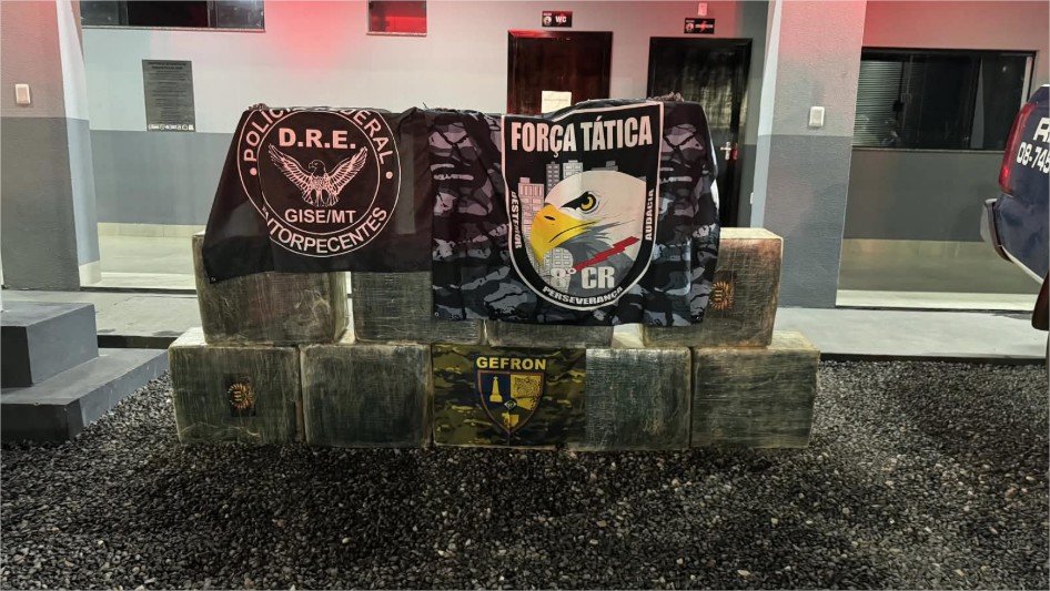 Órgãos de segurança apreendem 500 kg de cocaína em Colniza