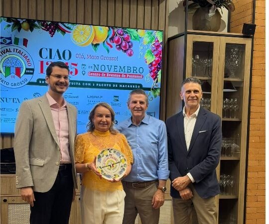 Festival Italiano de Mato Grosso é lançado em Cuiabá e promete movimentar turismo, gastronomia e economia regional