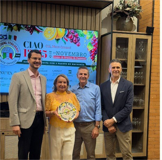 Festival Italiano de Mato Grosso é lançado em Cuiabá e promete movimentar turismo, gastronomia e economia regional