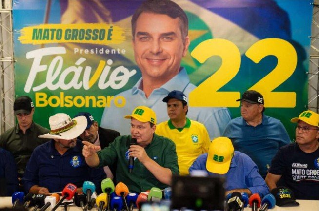 Max aposta em ampliar em até 10 pontos apoio a Flávio Bolsonaro em MT