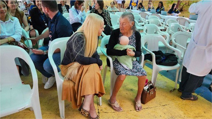 TRE-MT participa de ação social do sistema Fecomércio no Abrigo Bom Jesus