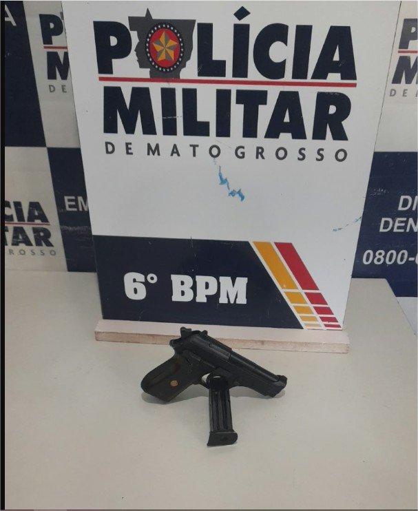Polícia Militar prende homem por posse irregular de arma em Cáceres