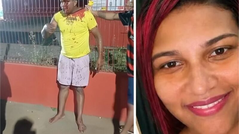 Homem mata ex-mulher a facadas e é contido por populares em Chapada