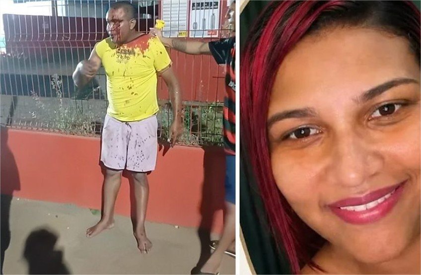 Homem mata ex-mulher a facadas e é contido por populares em Chapada