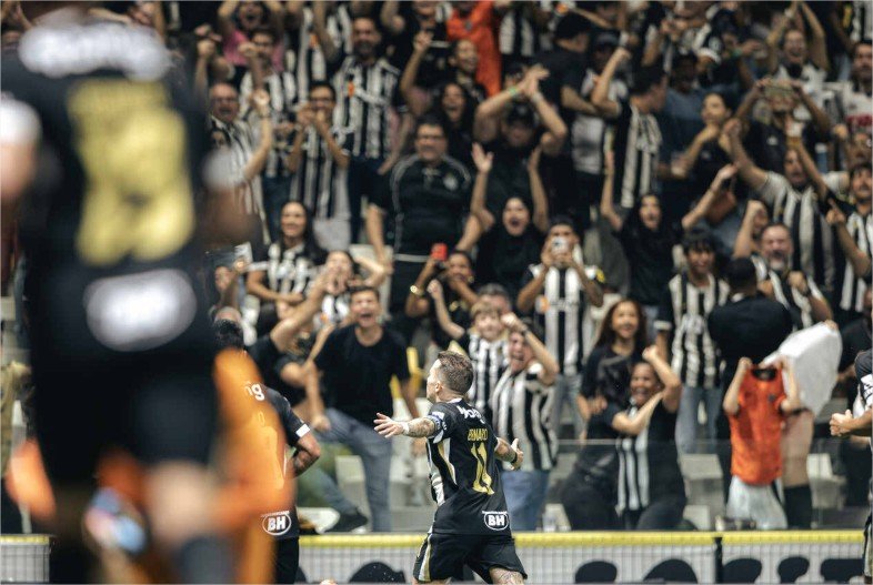 Bernard iguala Reinier em artilharia da temporada no Atlético-MG