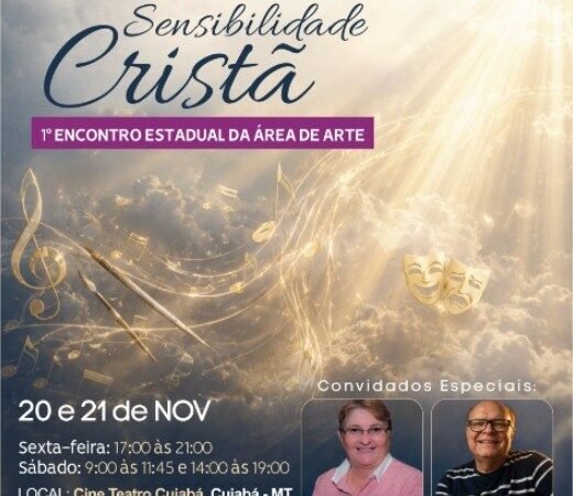 Federação Espírita de Mato Grosso celebra 70 anos com encontro que une arte, fé e sensibilidade em Cuiabá