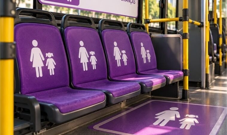 Paula Calil propõe espaço lilás exclusivo para mulheres e crianças nos ônibus coletivos de Cuiabá