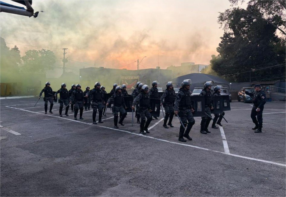 Batalhão da Rotam forma 19 policiais especialistas em Controle de Distúbios em Cuiabá