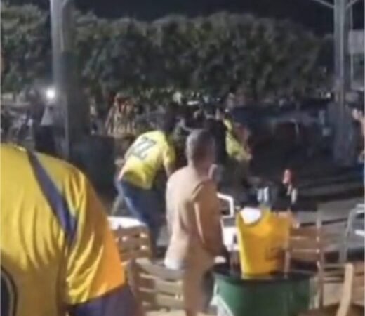 Vídeo mostra briga generalizada que terminou com homem morto em MT