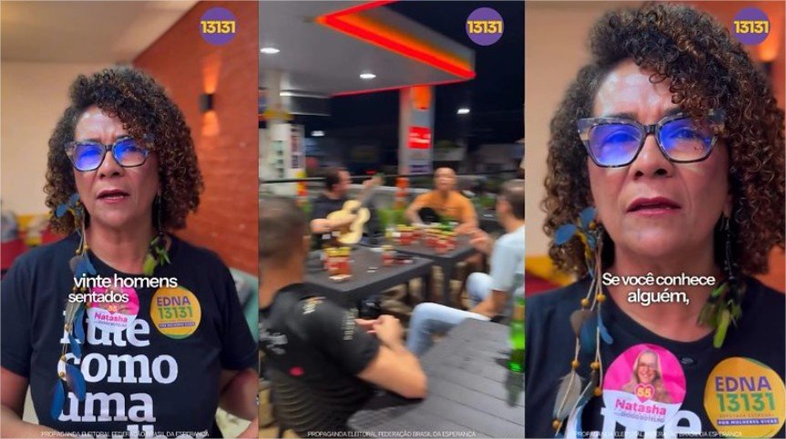 Candidata do PT diz ter sido intimidada por grupo de mais de 20 homens em Cuiabá