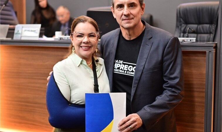 A convite de Paula Calil, presidente da CDL Cuiabá apresenta demandas sobre alvarás; projeto é aprovado na Câmara