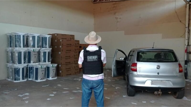 Polícia Civil prende suspeito e recupera 24 aparelhos de ar-condicionado furtados da administração municipal