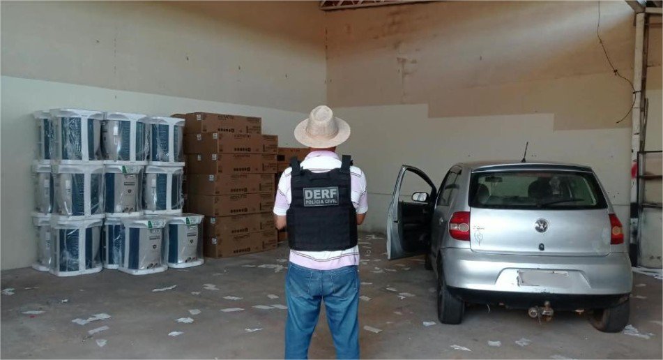 Polícia Civil prende suspeito e recupera 24 aparelhos de ar-condicionado furtados da administração municipal