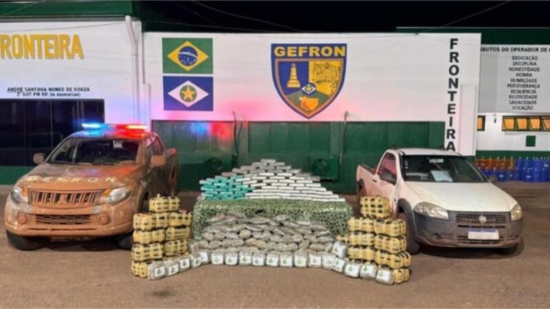 Gefron apreende 250 quilos de drogas e causa prejuízo de R$ 690 mil às facções criminosas