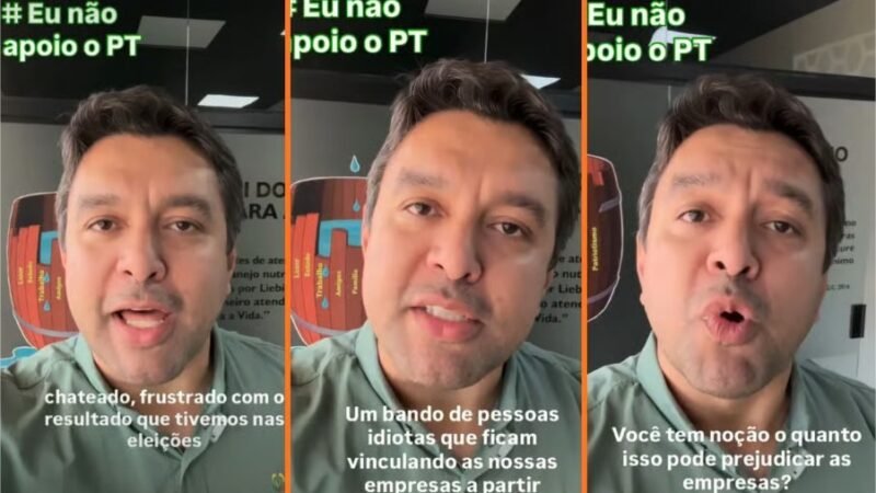 Empresário detona “listas de boicote” e chama de “bando de idiotas” pessoas que estão vinculando comércios a partidos