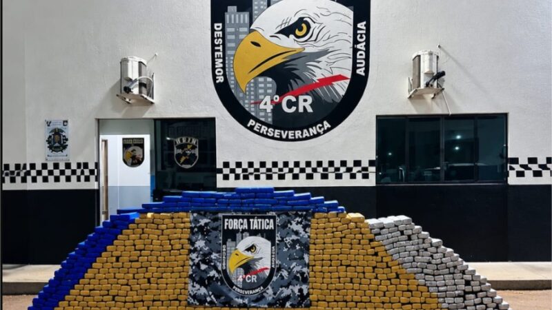 Força Tática apreende 1,3 tonelada de maconha escondida em residência em Rondonópolis