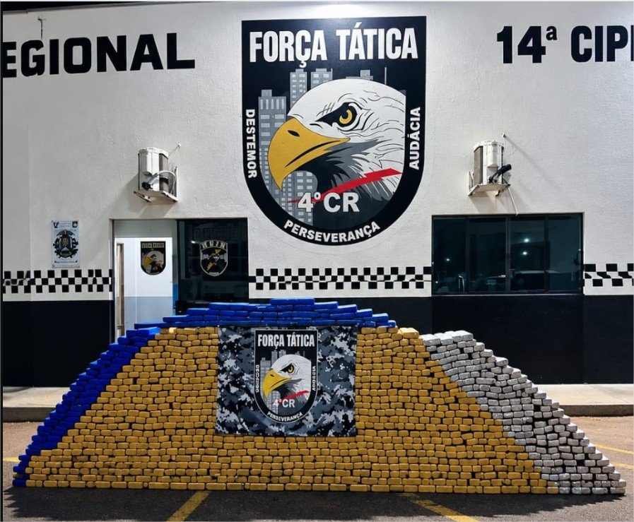 Força Tática apreende 1,3 tonelada de maconha escondida em residência em Rondonópolis
