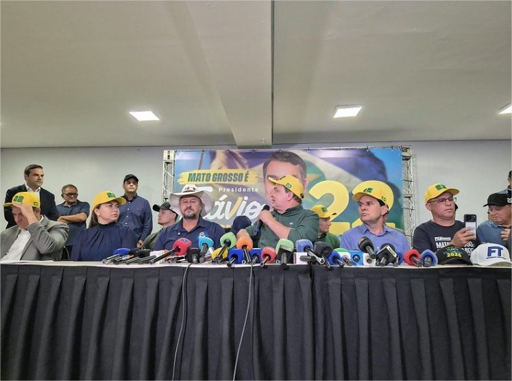 Max reúne deputados de MT e anúncia entrega de carta de apoio a Flávio Bolsonaro em Brasília