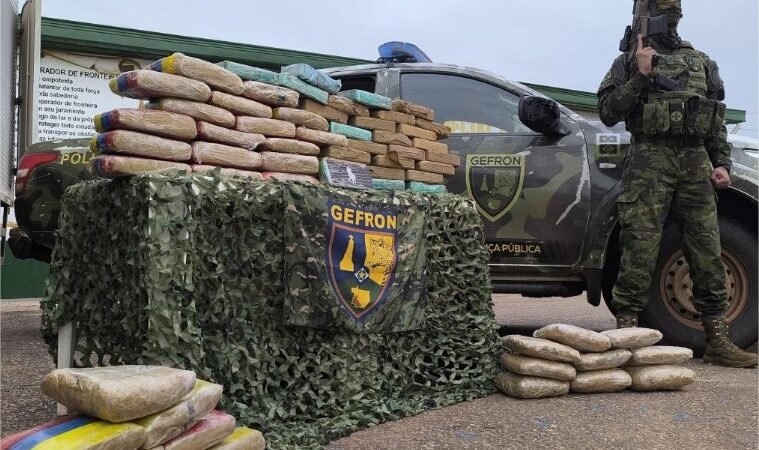 Gefron apreende 26,3 toneladas de drogas em nove meses e supera total de 2025