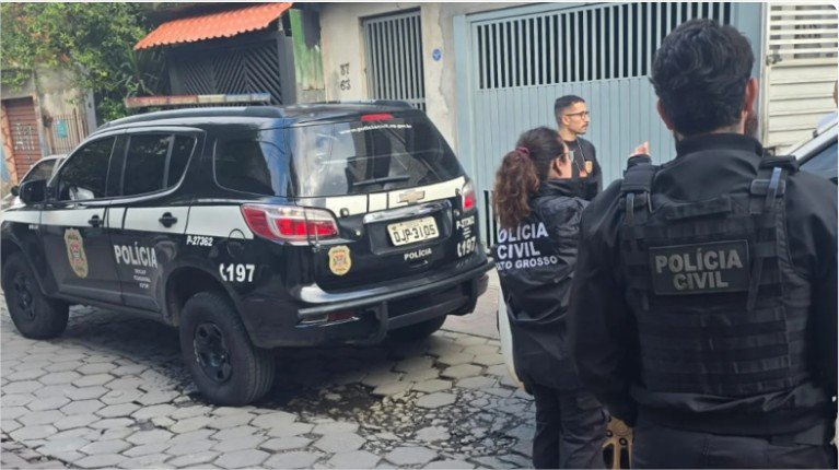 Polícia Civil de Lucas do Rio Verde cumpre mandados em São Paulo contra suspeito de divulgar imagens íntimas de vítimas