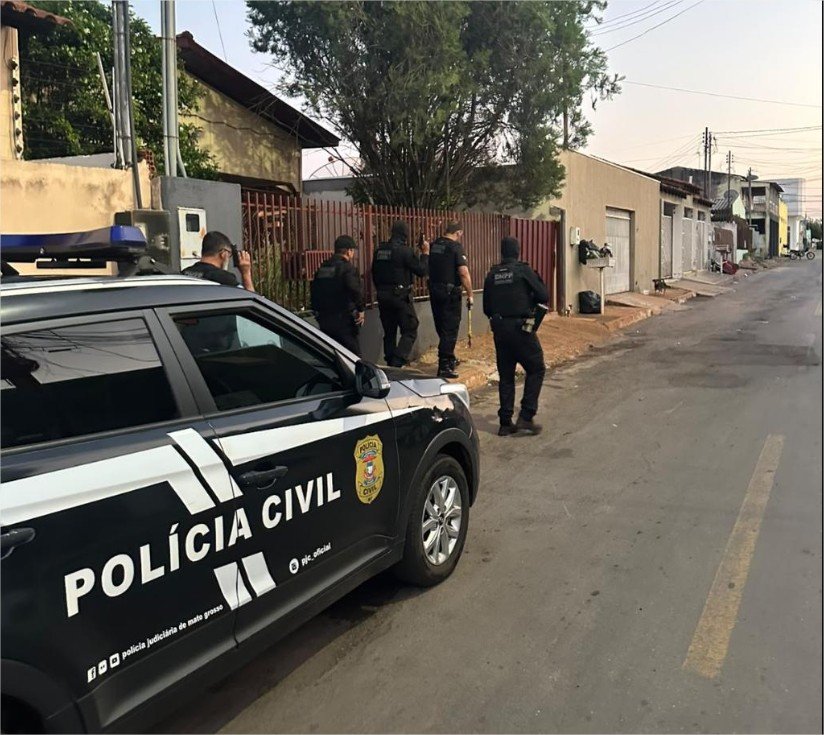 Polícia Civil cumpre mandados contra investigados por homicídio em Campo Verde