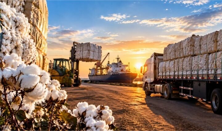 Mato Grosso enfrenta alerta logístico para entregar algodão aos compradores internacionais
