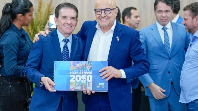 TCE firma parceria com Governo e MPMT na Segurança; Sérgio Ricardo destaca papel de Pivetta e entrega Plano MT 2050