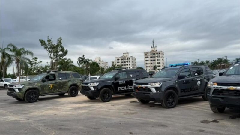 Governo de MT amplia frota própria com 250 viaturas para as forças de segurança