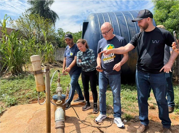 Governador aponta sabotagem em Várzea Grande: “arrancaram 200 hidrômetros”